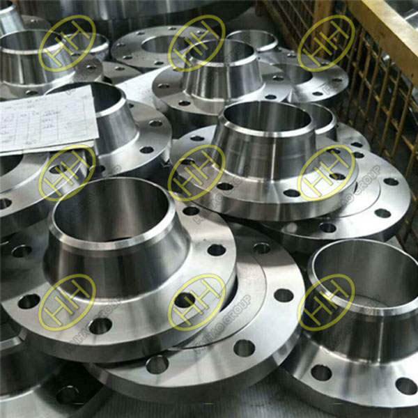 Haihao Group supplies ASME B16.5 RF ASTM A694 GR.F65 weld neck flanges to customers in Singapore