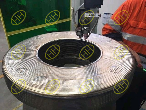 ASME B16.5 weld neck flange with alloy 625 overlay