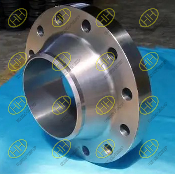 EN 1092-1 RSt 37.2 RF weld neck flanges ready for delivery