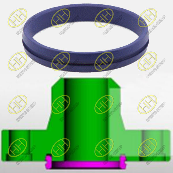 IX seal ring for compact flange