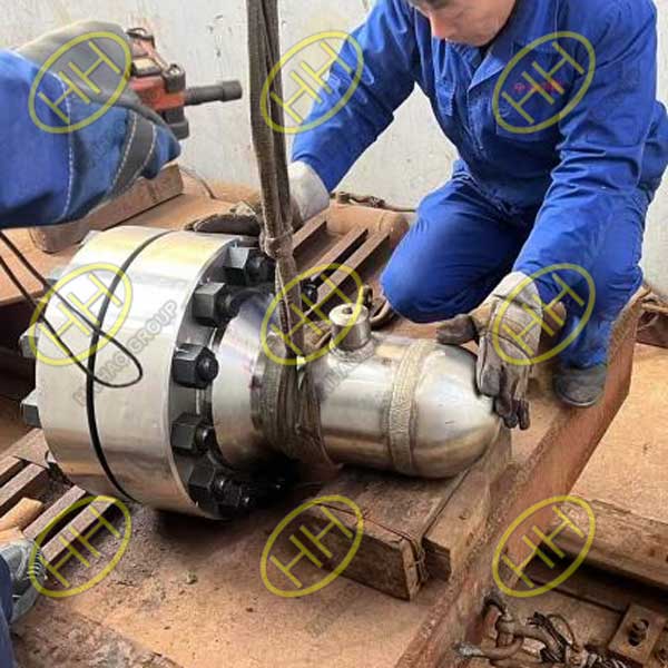 Quality inspection for swivel flange