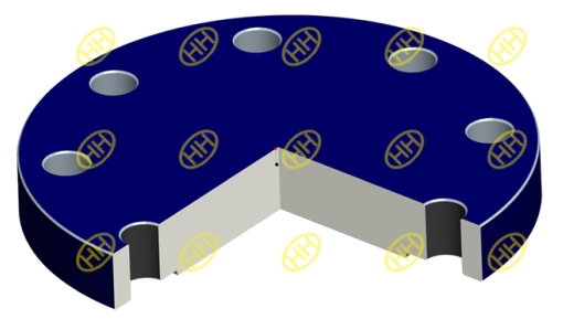 blind flange drawing