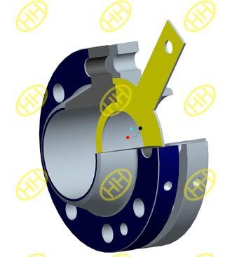 orifice flange with jackscrew drawing