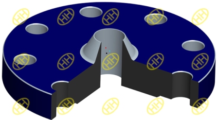 reducing flange drawing details