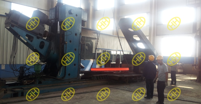 rolled forging of rolled forged ring flange in haihao workshop