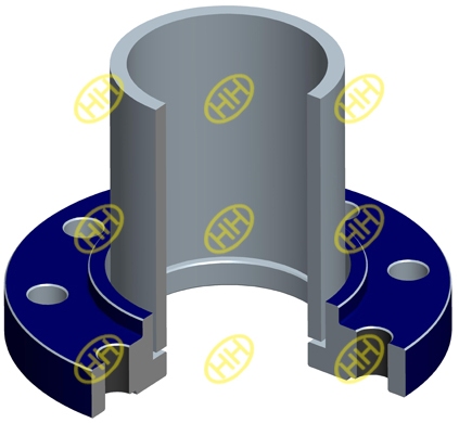 socket weld flange pipe connection design