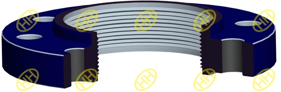 threaded flange drawing design